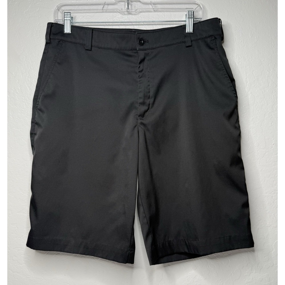 Nike Golf Tour Performance Shorts Men's Size 32 Medium Black Active Athletic Zip